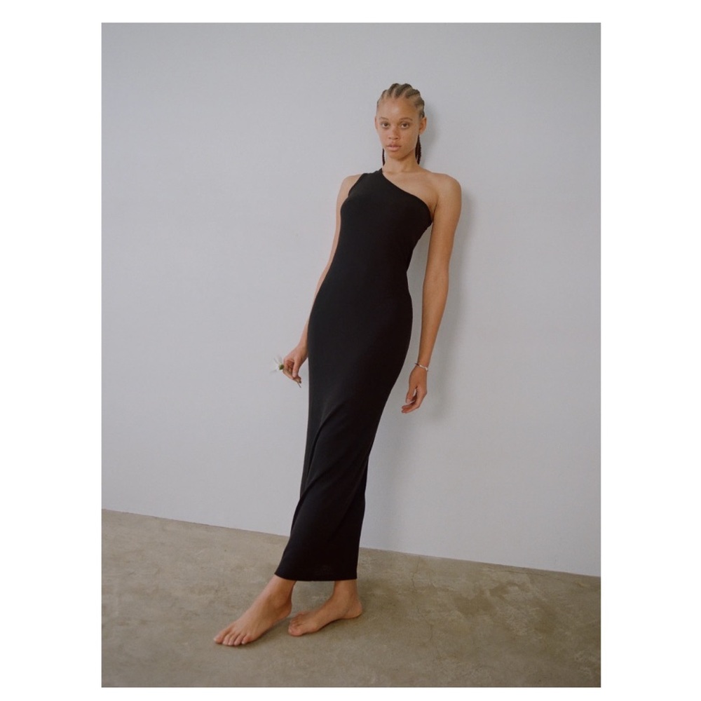 Ozma of California Half Moon Dress - Black